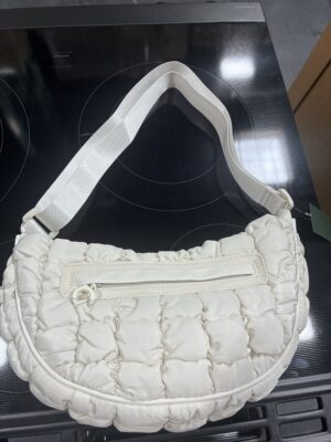White Puff Purse