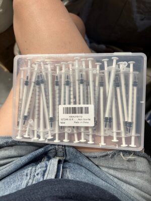 20 Pack 1ml/cc Syringe with Cap, — Big Savings Outlet Mesa AZ