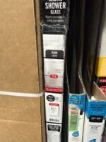 Delta 23.5 in. W x 67.8 in. H Sliding Shower Door Glass Panel in Rain Glass — Big Savings Outlet Mesa AZ