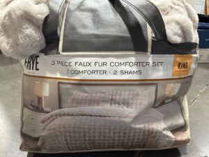 PEM AMERICA INC 3PC FAUX FUR KING COMF Open Box — Big Savings Outlet Mesa AZ