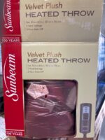 SUNBEAM PROD INC DBA JAR SUNBEAM HEATED THROWS Open Box — Big Savings Outlet Mesa AZ
