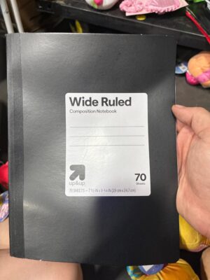 up&up Wide Ruled Composition Notebook, 70 Sheets, Black — Big Savings Outlet Mesa AZ