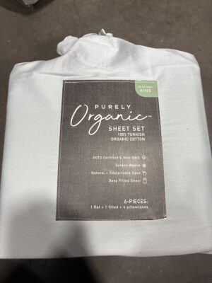 WELSPUN USA INC ORGANIC KING SHEET 6PC Open Box — Big Savings Outlet Mesa AZ