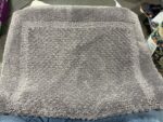WELSPUN USA INC PI BATH MAT WHITE/GRAY Open Box — Big Savings Outlet Mesa AZ