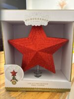 10" Lit-Led Red Star Projects Gingerbread/Candy Cane/Snowflakes Christmas Tree Topper - Wondershop™ — Big Savings Outlet Mesa AZ