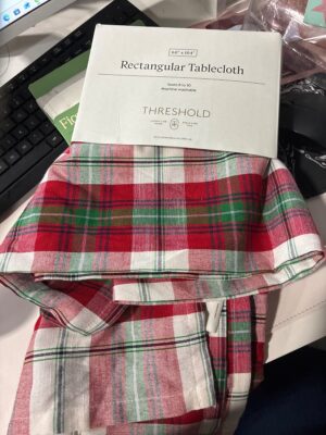 104"x60" Plaid Tablecloth Cardinal Red - Threshold™ — Big Savings Outlet Mesa AZ