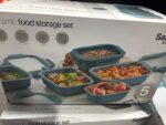 Safdie & Co. 5-Piece Ceramic Food Storage Set with Tempered Glass Lids — Big Savings Outlet Mesa AZ
