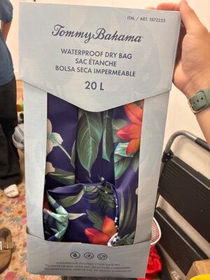 Tommy Bahama 20L Waterproof Dry Bag, Tropical Print — Big Savings Outlet Mesa AZ