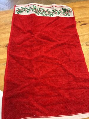 2pk Holly Border Christmas Hand Towels Red - Threshold™ — Big Savings Outlet Mesa AZ