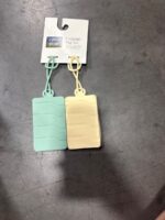 2pk Silicone Luggage Tag - Open Story™ Sage Green/Yellow: Solid Travel Accessories, Hook and Loop Closure — Big Savings Outlet Mesa AZ