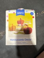 Spritz 3-Count Honeycomb Pumpkin Fall Decor — Big Savings Outlet Mesa AZ