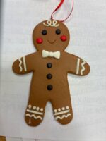 4.5" Christmas Clay Dough Gingerbread Man Ornament - Wondershop™ — Big Savings Outlet Mesa AZ
