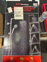 AFA Multi-Function Hand Held & Rain Head Shower System — Big Savings Outlet Mesa AZ