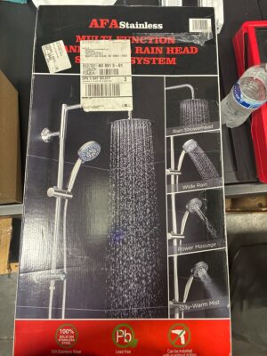 AFA Multi-Function Hand Held & Rain Head Shower System — Big Savings Outlet Mesa AZ