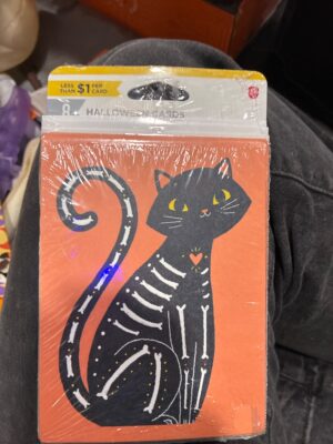 American Greetings Halloween Cards, Black Cat Skeleton, 8-Count — Big Savings Outlet Mesa AZ