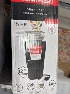 American Standard Slim-Line 1 1/4 HP Continuous Feed Food Waste Disposer, Model ASD-825-SL — Big Savings Outlet Mesa AZ