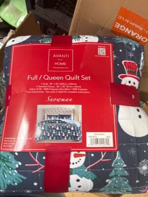 Avanti Home Snowman Full/Queen Quilt Set — Big Savings Outlet Mesa AZ