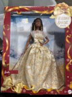Barbie Signature 2025 Holiday Barbie Fashion Doll, Seasonal Collector, Black Hair with Silver & Gold Gown — Big Savings Outlet Mesa AZ