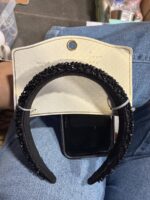 Beaded Padded Headband - A New Day™ Black — Big Savings Outlet Mesa AZ