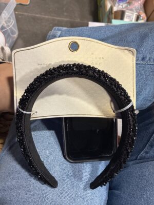 Beaded Padded Headband - A New Day™ Black — Big Savings Outlet Mesa AZ