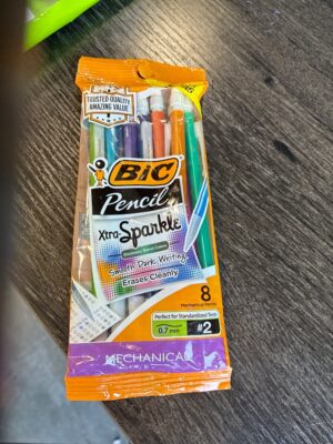 BIC 8pk Xtra Sparkle 0.7mm Mechanical Pencils: Back to School Supplies with Fun Sparkle Barrels — Big Savings Outlet Mesa AZ