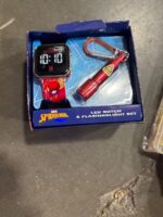 Boys' Spider-Man Watch Set with Flashlight - Red — Big Savings Outlet Mesa AZ