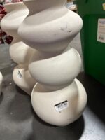 Brightroom Stacked Ceramic Vase - White, 14.5" — Big Savings Outlet Mesa AZ