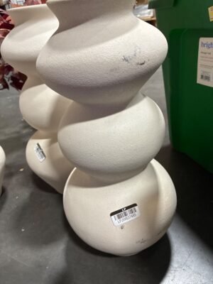 Brightroom Stacked Ceramic Vase - White, 14.5" — Big Savings Outlet Mesa AZ