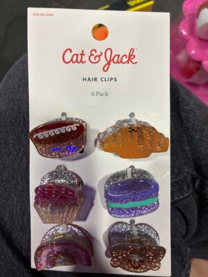 Cat & Jack Girls' Glitter Dessert Hair Clips - 6 Pack — Big Savings Outlet Mesa AZ