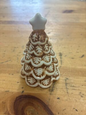 Ceramic Christmas Tree Figurine with Star Topper — Big Savings Outlet Mesa AZ