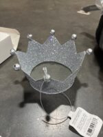 Christmas Metal Glitter Crown Tree Ornament Silver - Wondershop™ — Big Savings Outlet Mesa AZ