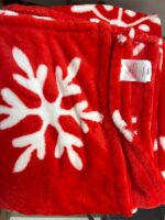 Christmas Snowflake Plush Throw Blanket Red/White - Wondershop™ — Big Savings Outlet Mesa AZ