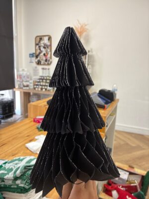Collapsible Glitter Paper Christmas Tree Reversible Decoration — Big Savings Outlet Mesa AZ