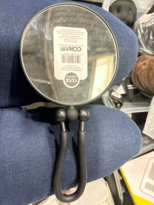 Conair Perfect Position 2-Sided Round Mirror - 1x/5x Magnification - Handheld/Hang/Stand - Black — Big Savings Outlet Mesa AZ