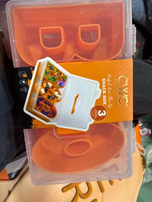 Cook With Color Perfect On-The-Go 3-Compartment Snack Box with Handle, Purple — Big Savings Outlet Mesa AZ