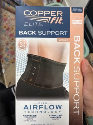 Copper Fit Elite Back Support with Airflow Technology, One Size Fits Most — Big Savings Outlet Mesa AZ