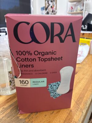 Cora 100% Organic Cotton Topsheet Liners, Regular, 160 Count Damaged — Big Savings Outlet Mesa AZ