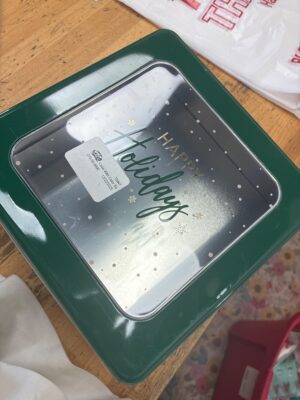 CWC Cook With Colors Happy Holiday Cookie Tin — Big Savings Outlet Mesa AZ