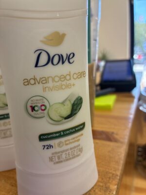 Dove Advanced Care Invisible+ Antiperspirant Deodorant, Cucumber & Cactus Water, 2.6 oz — Big Savings Outlet Mesa AZ