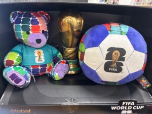 FIFA World Cup 26 Plush Bear, Ball, and Trophy Set by Jazwares — Big Savings Outlet Mesa AZ