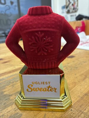 Fun Express Ugliest Sweater Christmas Party Award Trophy — Big Savings Outlet Mesa AZ