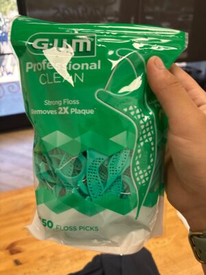 G-U-M Professional CLEAN Strong Floss Picks, Fresh Mint, 50 Count — Big Savings Outlet Mesa AZ