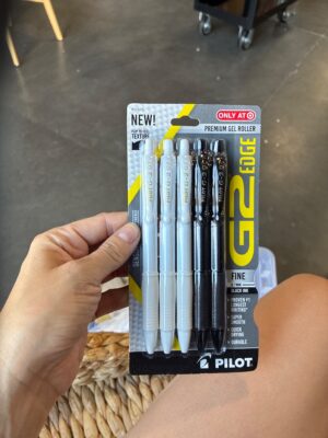 G2 Gel Pilot 5pk G2 Edge Black & White Barrels Gel Pens Fine Point 0.7mm Black Ink — Big Savings Outlet Mesa AZ