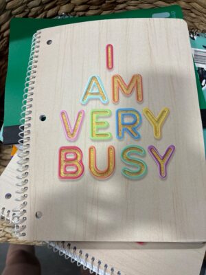 Gartner Studios 'I Am Very Busy' Spiral Notebook, 70 Sheets — Big Savings Outlet Mesa AZ