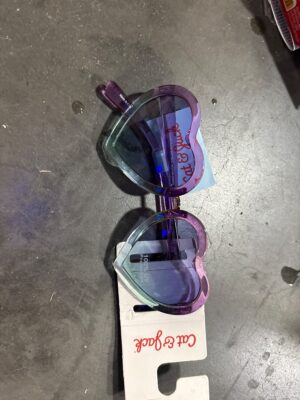 Girls' Heart Sunglasses - Cat & Jack™ Purple/Blue: Maximum UV Protection, Recycled Plastic Frame, Ages 3-9 — Big Savings Outlet Mesa AZ