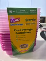 Glad Take-Aways Crayola Retired Colors 8oz/10pk Deli/Snack Food Storage Containers - Mulberry — Big Savings Outlet Mesa AZ