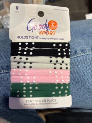 Goody Sport Seemless Elastics Non-Slip Grip - 8pk - Green/Pink — Big Savings Outlet Mesa AZ