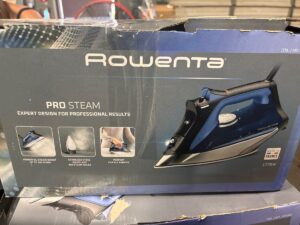GROUPE SEB USA ROWENTA PRO STEAM IRON Open Box — Big Savings Outlet Mesa AZ