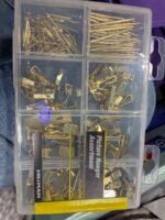 Hillman 206ct 10-100lbs Picture Hanging Kit - Gold: Steel — Big Savings Outlet Mesa AZ