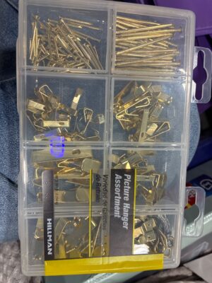 Hillman 206ct 10-100lbs Picture Hanging Kit - Gold: Steel — Big Savings Outlet Mesa AZ